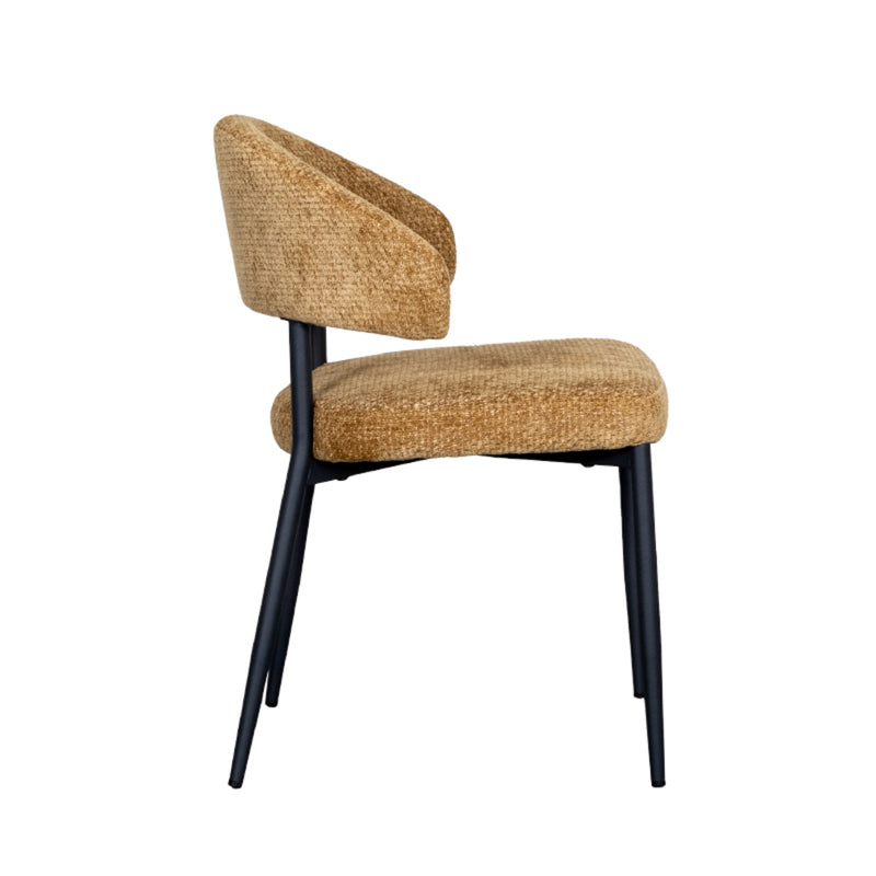 Eetkamerstoel Bliss Mustard Elite 56x55x76 cm-Eetkamerstoelen-LABEL51
