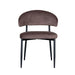 Eetkamerstoel Bliss - Taupe - Fluweel-Eetkamerstoelen-LABEL51