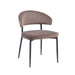Eetkamerstoel Bliss - Taupe - Fluweel-Eetkamerstoelen-LABEL51