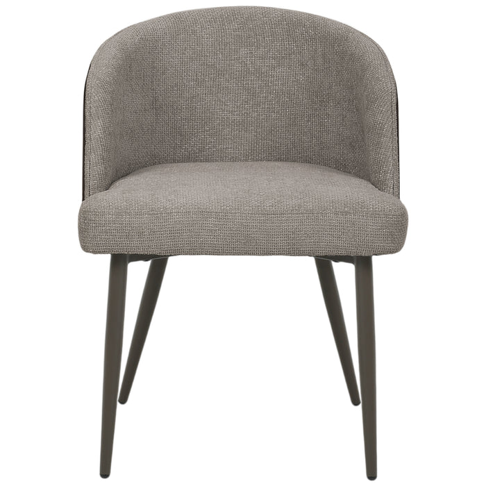 Eetkamerstoel Bosca Polyester Bruin-Eetkamerstoelen-PTMD