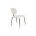 Eetkamerstoel Bouton Off-white Polyester Wit 59x50 cm-Eetkamerstoelen-Creating Home