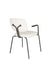 Eetkamerstoel Bouton Off-white Polyester Wit 59x52 cm-Eetkamerstoelen-Creating Home