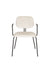 Eetkamerstoel Bouton Off-white Polyester Wit 59x52 cm-Eetkamerstoelen-Creating Home