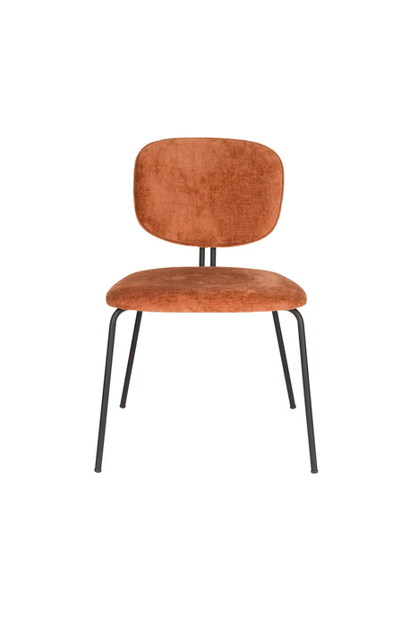 Eetkamerstoel Bouton Polyester Terracotta 59x50 cm-Fauteuils-Creating Home