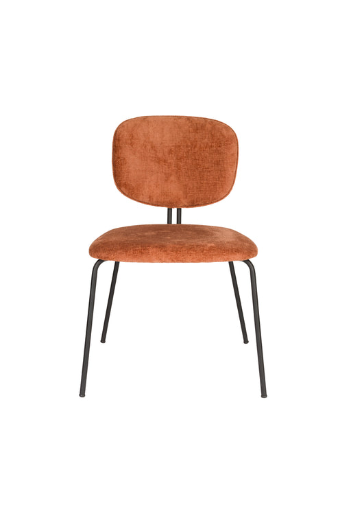 Eetkamerstoel Bouton Polyester Terracotta 59x50 cm-Fauteuils-Creating Home