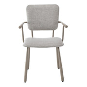 Eetkamerstoel Brix Eetkamerstoel Beige 56 cm Stof, gecoat s 31440-Eetkamerstoelen-Livingfurn
