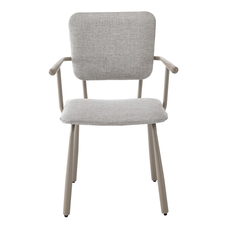 Eetkamerstoel Brix Eetkamerstoel Beige 56 cm Stof, gecoat s 31440-Eetkamerstoelen-Livingfurn
