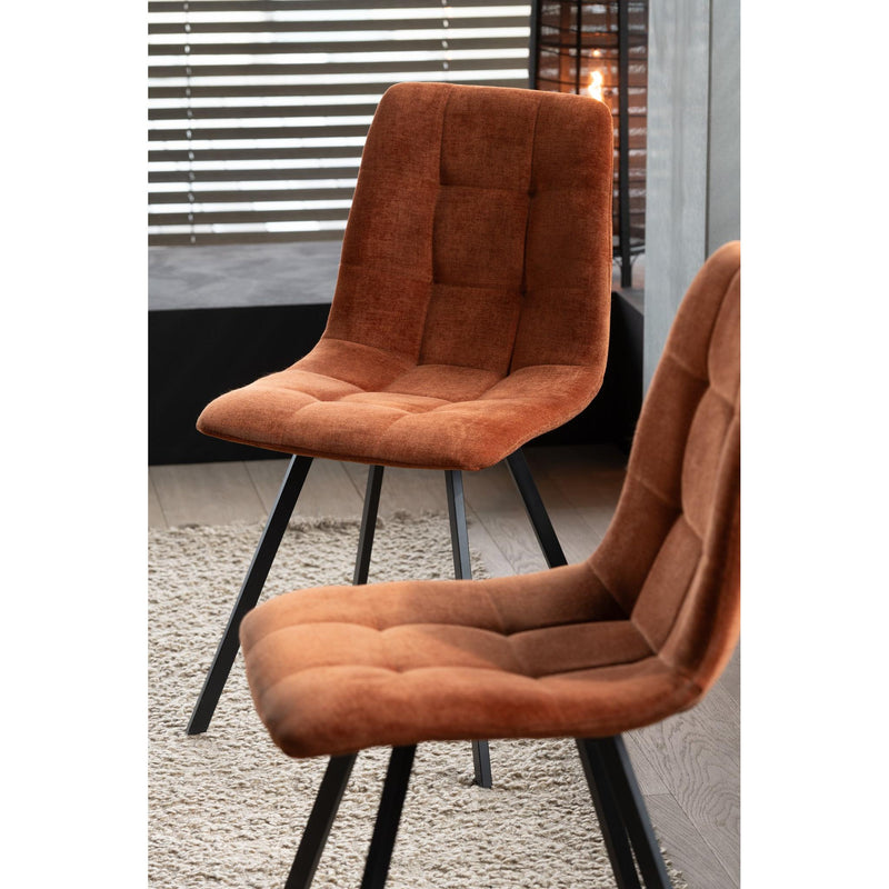 Eetkamerstoel Bronze Multiplex 45 cm 45x55x85 cm-Eetkamerstoelen-J-Line