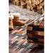 Eetkamerstoel Bruin Katoen 60 cm 60x60x20 cm-Poefs-J-Line