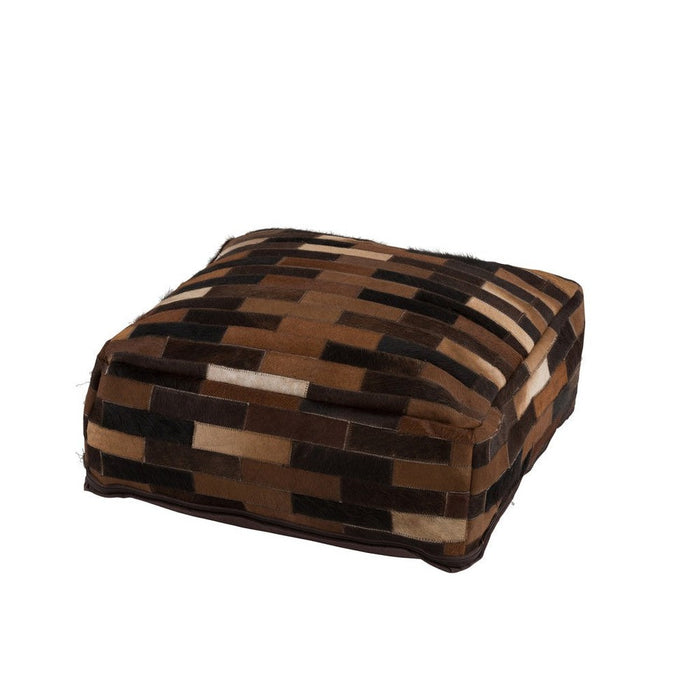 Eetkamerstoel Bruin Katoen 60 cm 60x60x20 cm-Poefs-J-Line