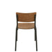 Eetkamerstoel Bruin Metaal 43 cm 43x52x82 cm-Eetkamerstoelen-J-Line