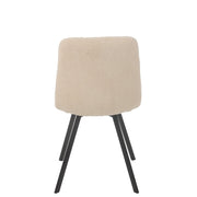 Eetkamerstoel Bruin Metaal 45 cm 45x55x85 cm-Eetkamerstoelen-J-Line