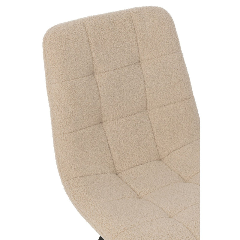 Eetkamerstoel Bruin Metaal 45 cm 45x55x85 cm-Eetkamerstoelen-J-Line