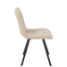 Eetkamerstoel Bruin Metaal 45 cm-Eetkamerstoelen-J-Line