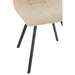 Eetkamerstoel Bruin Metaal 45 cm-Eetkamerstoelen-J-Line