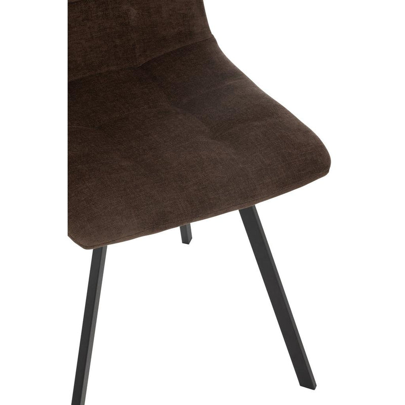 Eetkamerstoel Bruin Multiplex 45 cm 45x55x85 cm-Eetkamerstoelen-J-Line