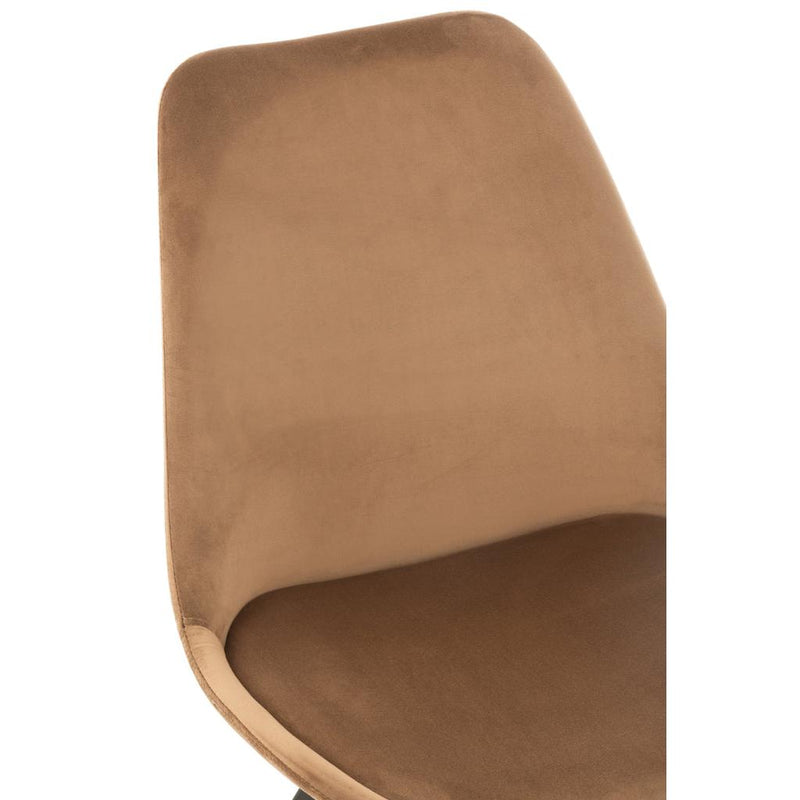 Eetkamerstoel Bruin Multiplex 49 cm 49x55x84 cm-Eetkamerstoelen-J-Line