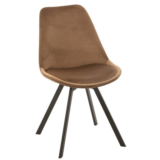 Eetkamerstoel Bruin Multiplex 49 cm 49x55x84 cm-Eetkamerstoelen-J-Line