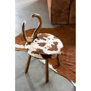 Eetkamerstoel Bruin Rubber hout 36 cm 36x36x58 cm-Eetkamerstoelen-J-Line