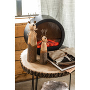 Eetkamerstoel Bruin Rubber hout 36 cm 36x36x58 cm-Eetkamerstoelen-J-Line