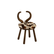 Eetkamerstoel Bruin Rubber hout 36 cm 36x36x58 cm-Eetkamerstoelen-J-Line