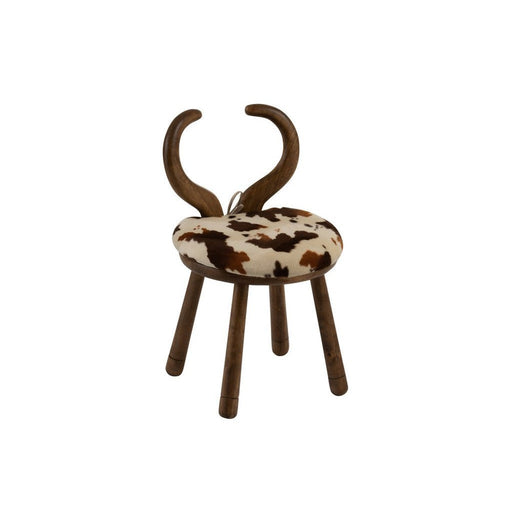 Eetkamerstoel Bruin Rubber hout 36 cm-Eetkamerstoelen-J-Line