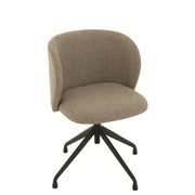 Eetkamerstoel Bruin Schuim 48 cm 48x56x48 cm-Eetkamerstoelen-J-Line
