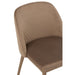 Eetkamerstoel Bruin Schuim 51 cm 51x58x80 cm-Eetkamerstoelen-J-Line