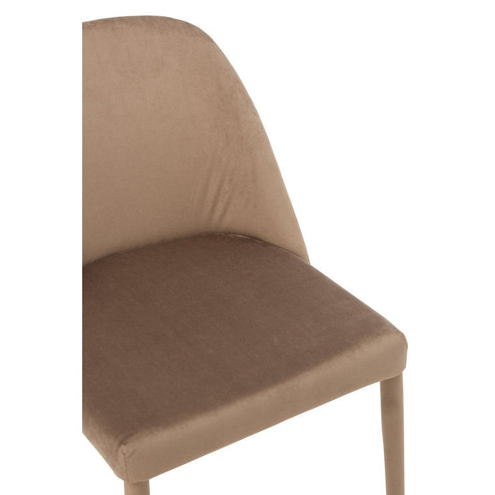 Eetkamerstoel Bruin Schuim 51 cm-Eetkamerstoelen-J-Line
