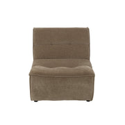 Eetkamerstoel Bruin Schuim 97 cm 97x83x83 cm-3-Zitsbanken-J-Line