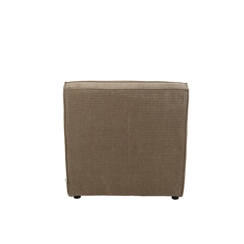 Eetkamerstoel Bruin Schuim 97 cm 97x83x83 cm-3-Zitsbanken-J-Line