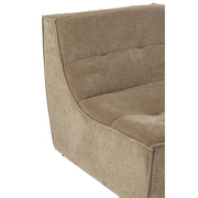 Eetkamerstoel Bruin Schuim 97 cm 97x83x83 cm-3-Zitsbanken-J-Line