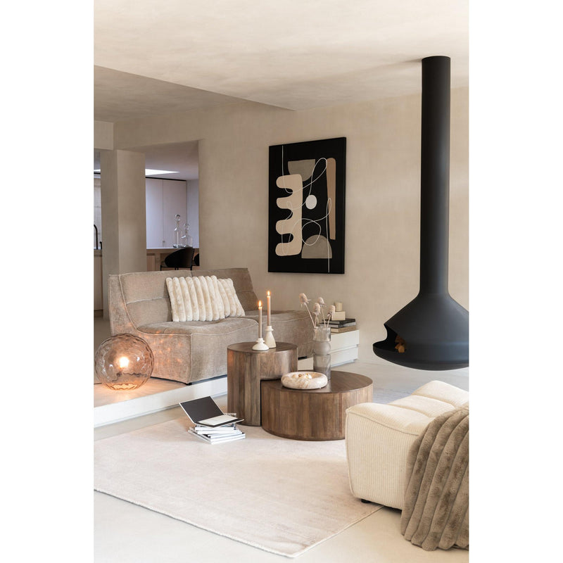Eetkamerstoel Bruin Schuim 97 cm 97x83x83 cm-3-Zitsbanken-J-Line