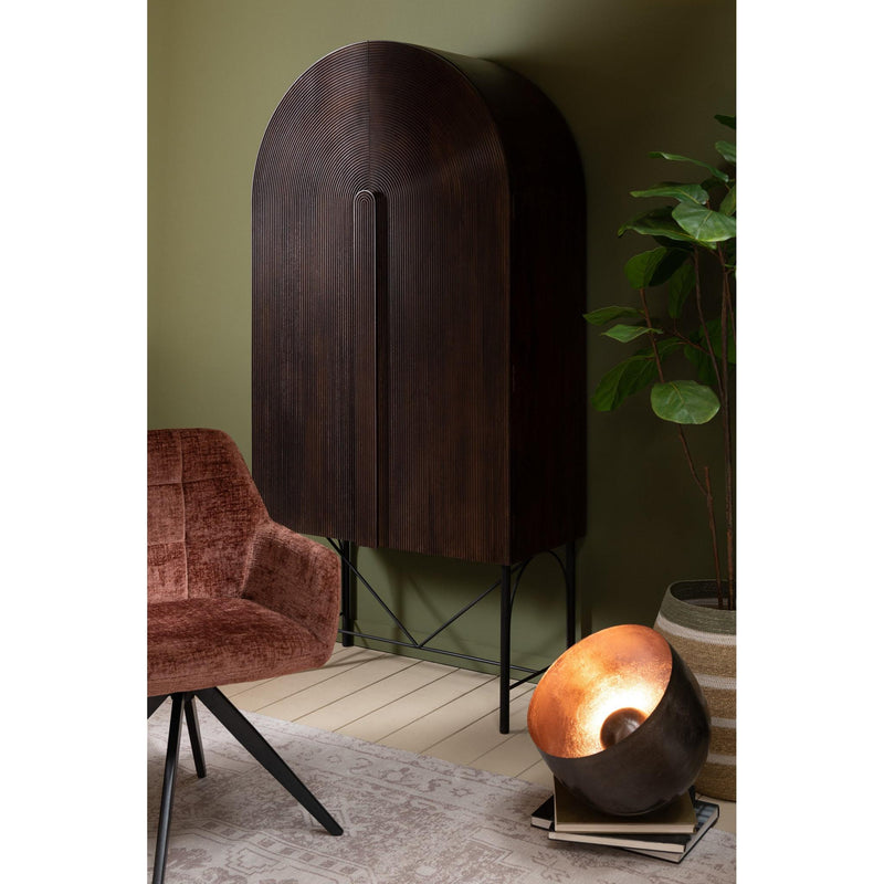 Eetkamerstoel Bruin Sponge 56 cm 56.5x58x85 cm-Eetkamerstoelen-J-Line