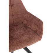 Eetkamerstoel Bruin Sponge 56 cm 56.5x58x85 cm-Eetkamerstoelen-J-Line