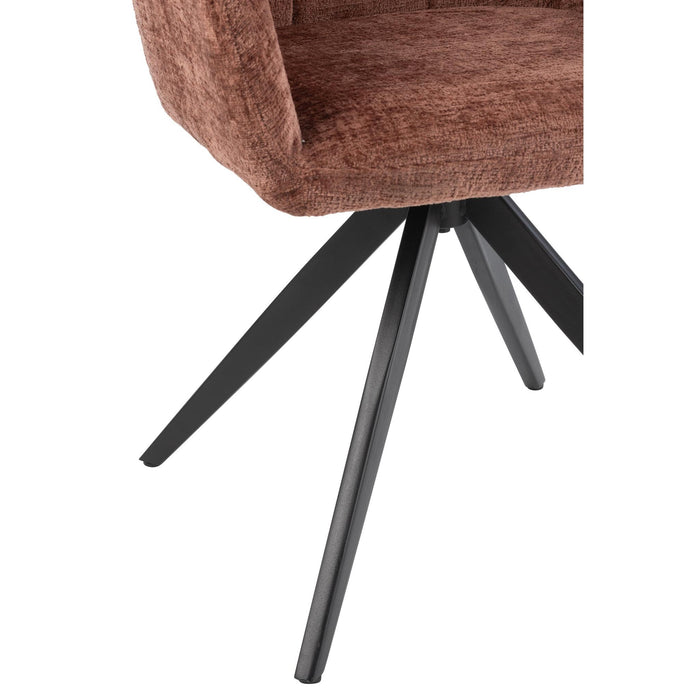Eetkamerstoel Bruin Sponge 56 cm-Eetkamerstoelen-J-Line