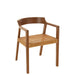 Eetkamerstoel Bruin Teakhout Vierkant 55 cm 55x55x71 cm-Eetkamerstoelen-J-Line