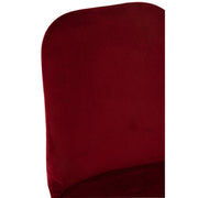 Eetkamerstoel Burgundy Stof 44 cm 44.5x46.5x86 cm-Eetkamerstoelen-J-Line