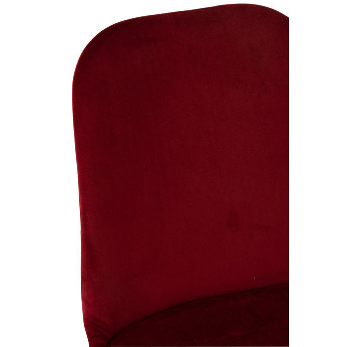 Eetkamerstoel Burgundy Stof 44 cm-Eetkamerstoelen-J-Line