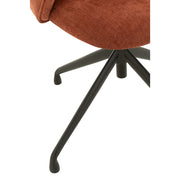 Eetkamerstoel Burgundy Stof 48 cm 48x56x48 cm-Eetkamerstoelen-J-Line
