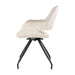 Eetkamerstoel Capp Beige Fluweel Draaibaar 61 cm-Eetkamerstoelen-Livingfurn