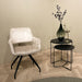 Eetkamerstoel Capp Beige Fluweel Draaibaar 61 cm-Eetkamerstoelen-Livingfurn