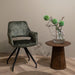 Eetkamerstoel Capp Olijfgroen Fluweel Draaibaar 61 cm-Eetkamerstoelen-Livingfurn