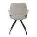 Eetkamerstoel Capp Taupe Draaibaar 61 cm-Eetkamerstoelen-Livingfurn