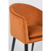 Eetkamerstoel Catelyn Stof Oranje 55.5x57 cm-Eetkamerstoelen-Creating Home