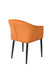 Eetkamerstoel Catelyn Stof Oranje 55.5x57 cm-Eetkamerstoelen-Creating Home