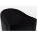 Eetkamerstoel Catelyn Stof Zwart 55.5x57 cm-Eetkamerstoelen-Creating Home