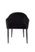 Eetkamerstoel Catelyn Stof Zwart 55.5x57 cm-Eetkamerstoelen-Creating Home