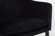 Eetkamerstoel Catelyn Stof Zwart 55.5x57 cm-Eetkamerstoelen-Creating Home