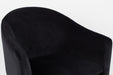 Eetkamerstoel Catelyn Stof Zwart 55.5x57 cm-Eetkamerstoelen-Creating Home